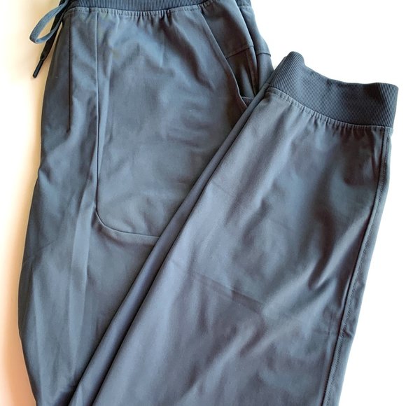 LULULEMON Jogger Pants Mens Extra Large BLUE GREY Pull on Elastic Drawstring Wai - Picture 11 of 13